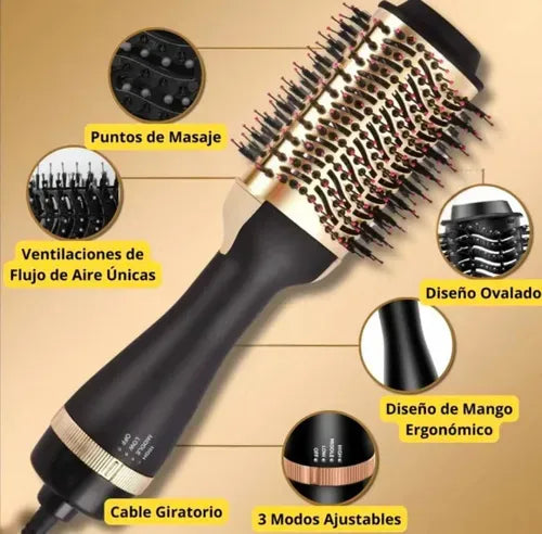 Cepillo Secador y Voluminizador 3 en 1