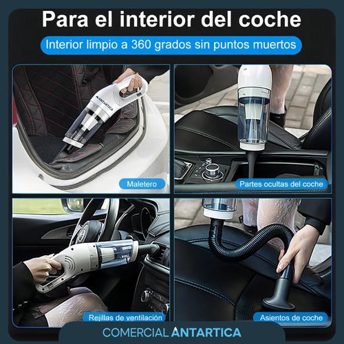 Aspiradora de Mano y Escoba Pro | Motor 120W con Filtro HEPA