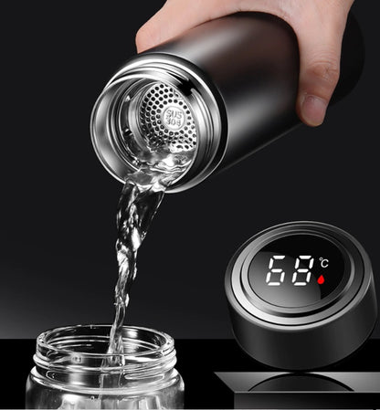 Botella Térmica Smart 500ml | Pantalla Táctil y Filtro de Acero Inoxidable
