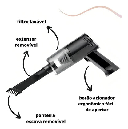 Aspiradora de Mano Smart | Diseño Compacto y Accesorios de Precisión