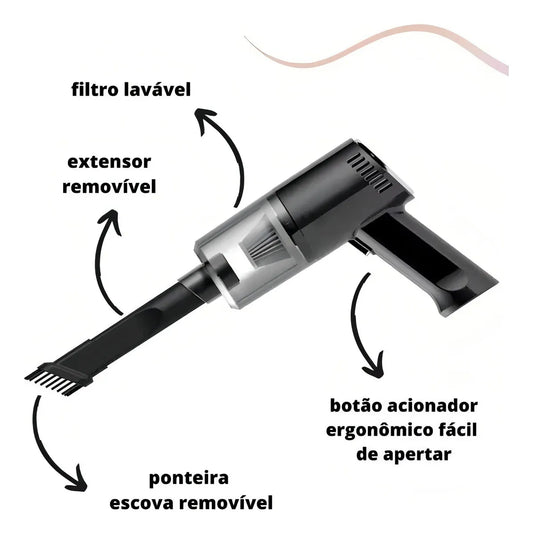 Aspiradora de Mano Smart | Diseño Compacto y Accesorios de Precisión