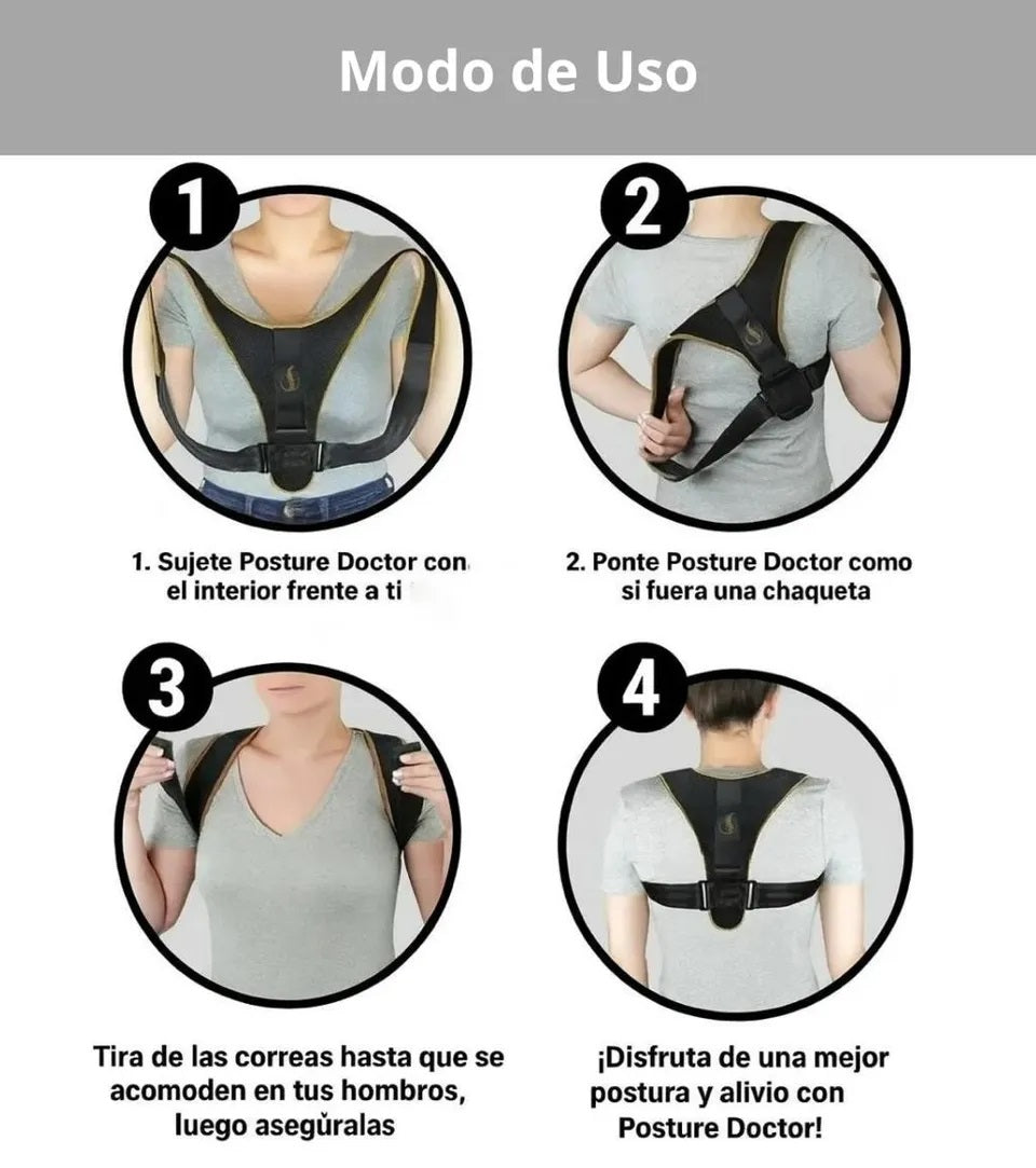 Corrector de Postura Ajustable